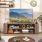 Costway 59'' Wood TV Stand Console Storage Entertainment Media Center w/ Adjustable Shelf